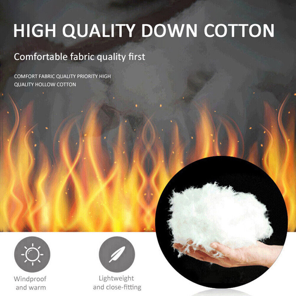 USB Heated Jacket for Men and Women - Electric Winter Coat with Heating Pad for Body Warmth