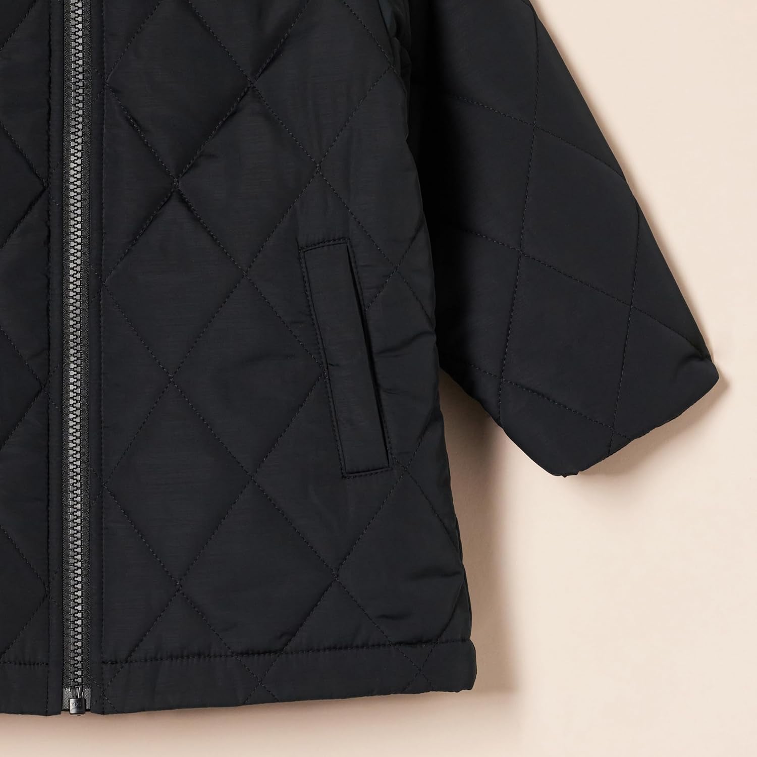 Unisex Kids' Long Quilted Jacket